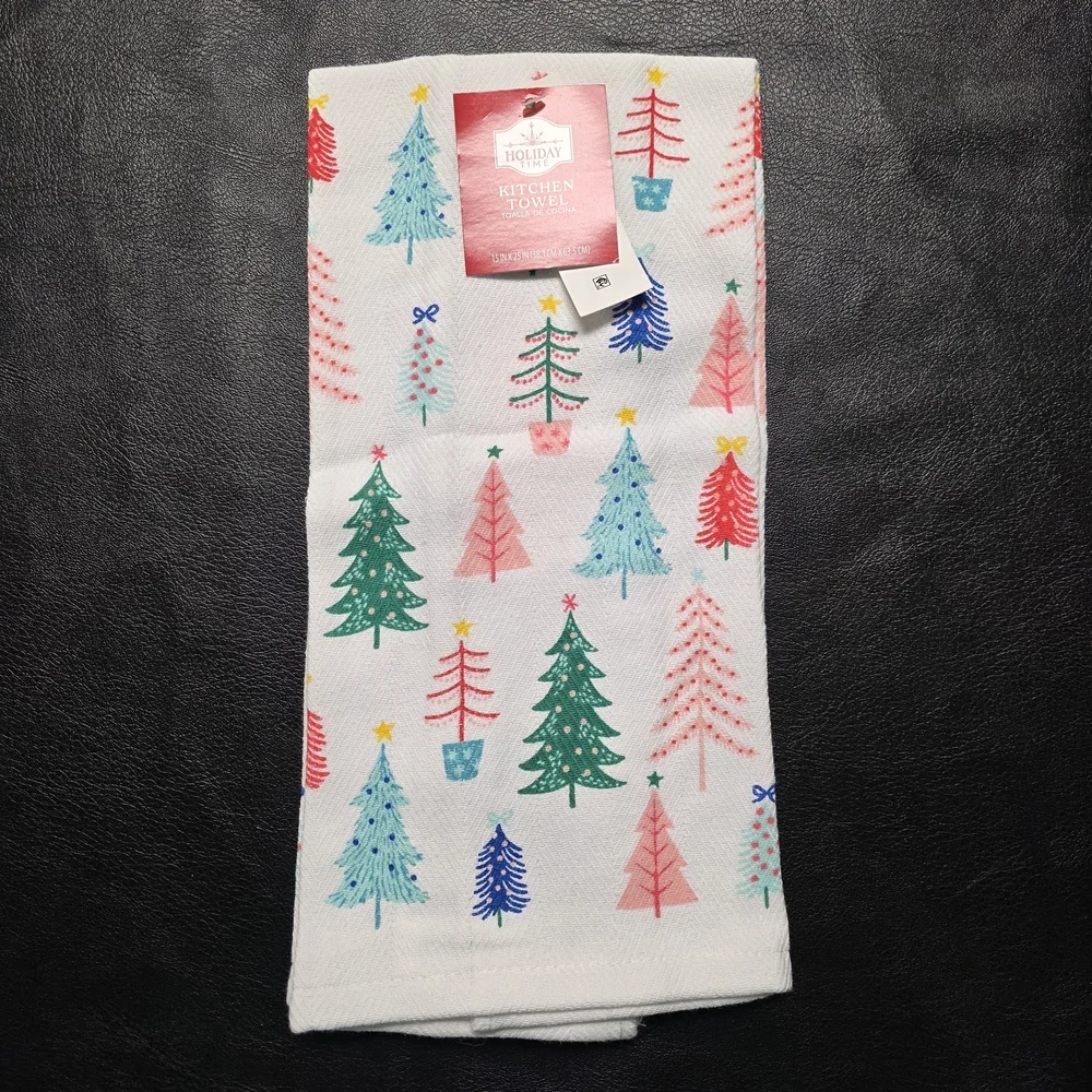 Holiday Time Christmas Tree Kitchen Towel
